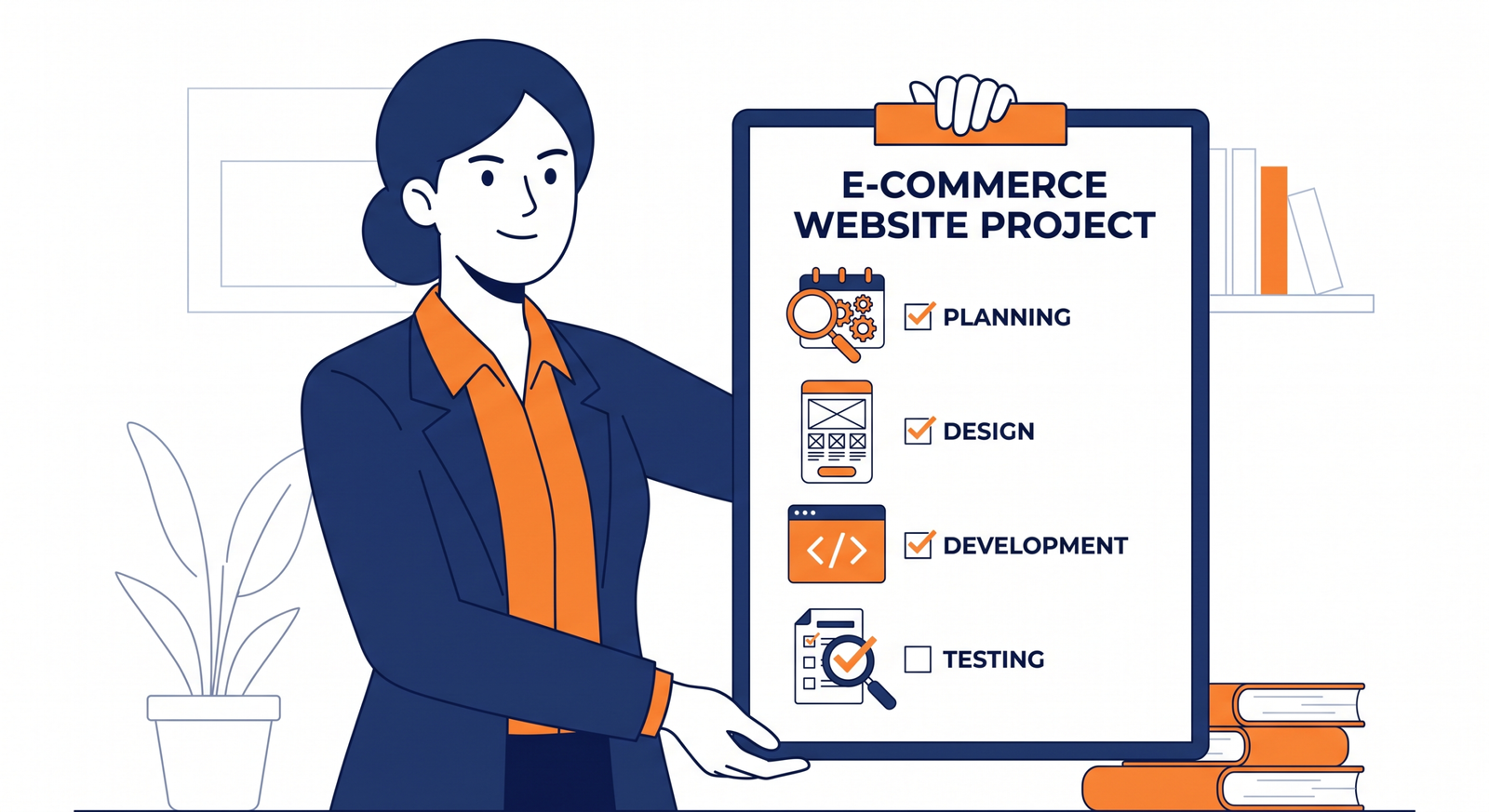 What's included in e-commerce website design for Connaught Place