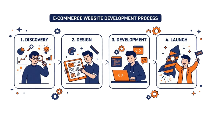 E-commerce Website Design process for NIT Faridabad businesses