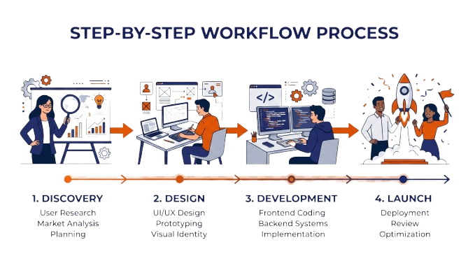 E-commerce Website Design process for Noida Extension businesses