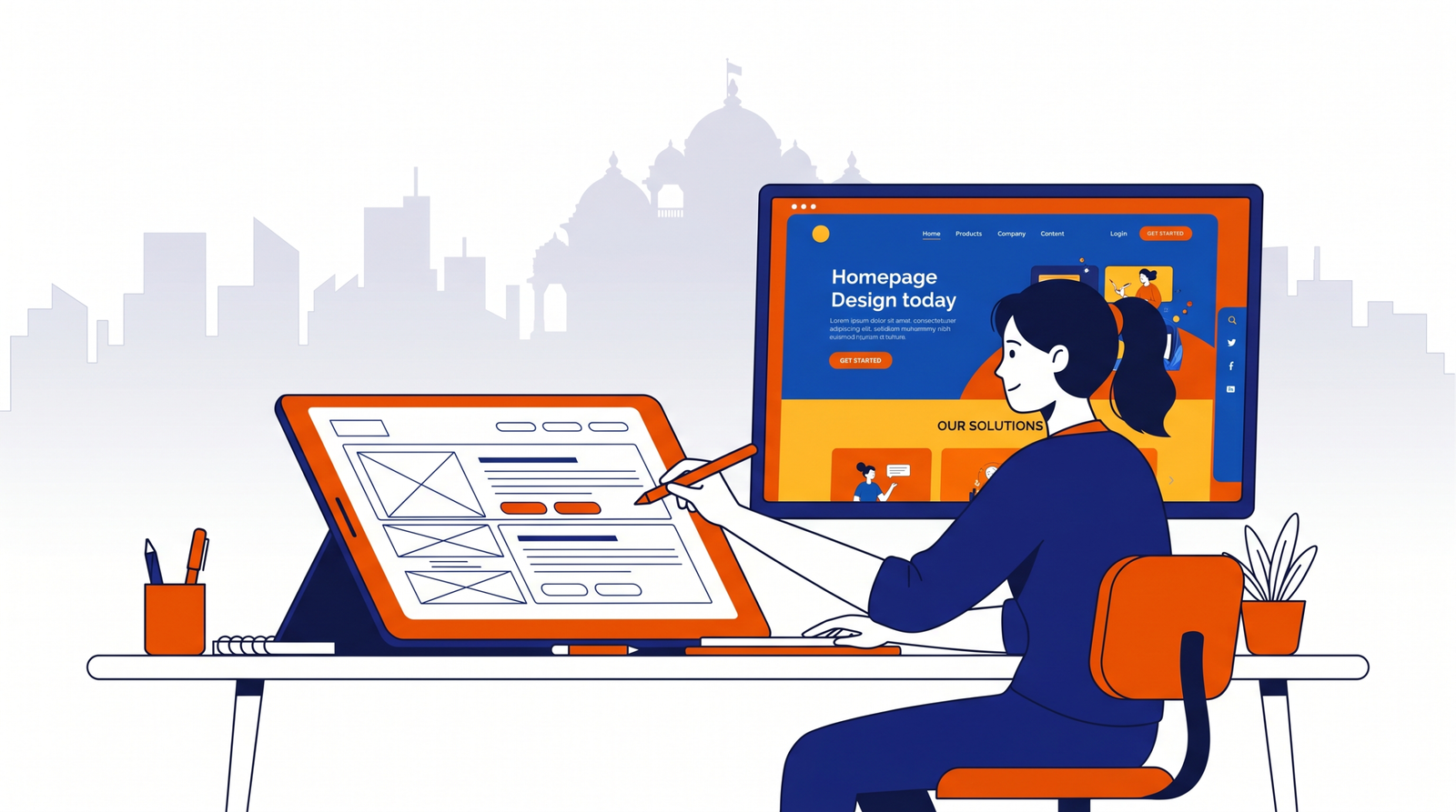 Website Design services in Rohini, North-West Delhi