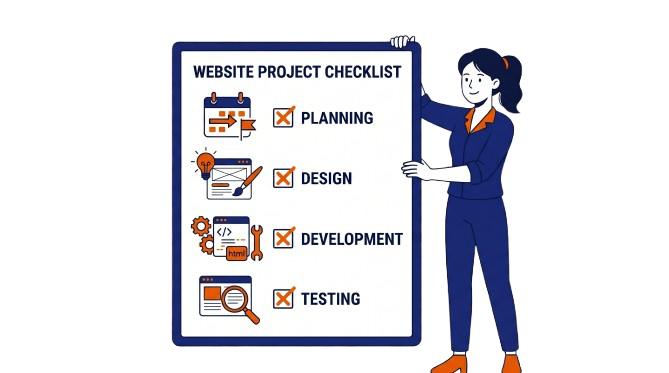 What's included in website design for Rohini